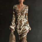 ECCENTRIC WOOL CAMO DRESS