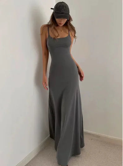 ECCENTRIC LONGSTRAP ONE PIECE DRESS