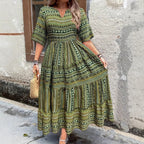 ECCENTRIC TRIBAL PRINT DRESS