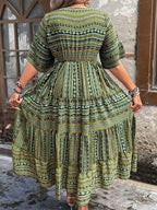 ECCENTRIC TRIBAL PRINT DRESS